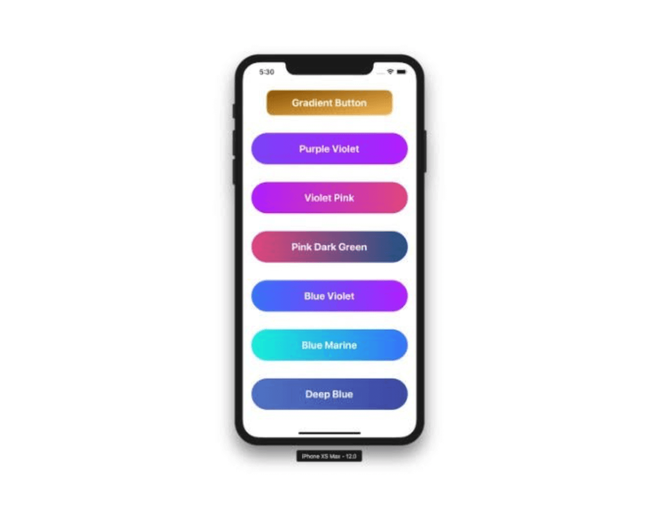 Создать градиент на кнопке в Flutter