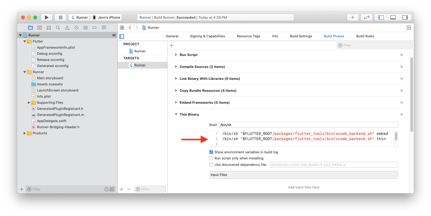 ios for flutter 2